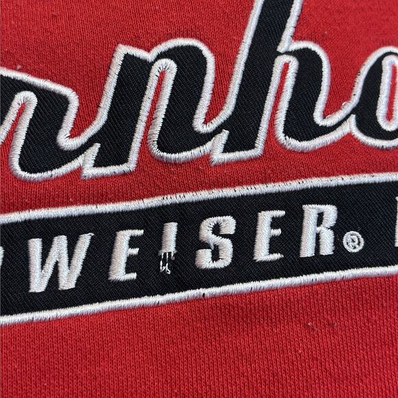 Dale Earnhardt Jr Mens Sweatshirt XXL Red Pullover Nascar Chase Authentics Bud - Picture 12 of 12